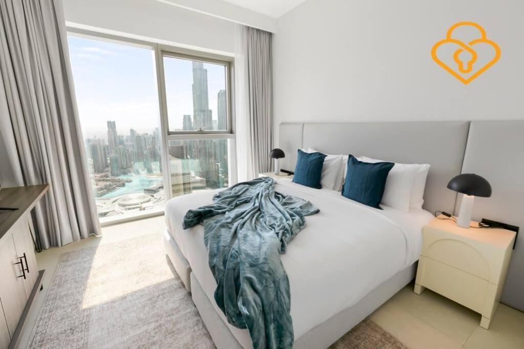 Downtown Views 3 Bedroom W Nanny Full Burj Khalifa View Connected To Dubai Mall Экстерьер фото